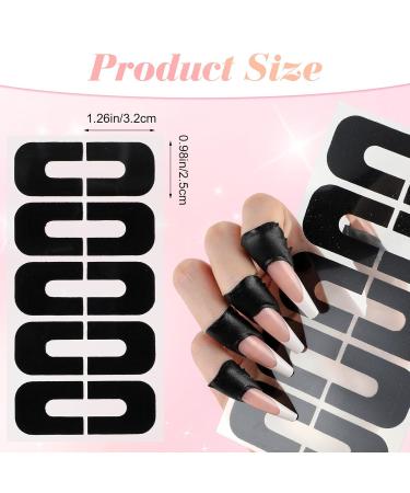 100PCS Nail Polish Protector - UV Gel Nail Stickers & Cuticle Tape for Perfect DIY French Tip Nail Art - Buy Online on GoSupps.com