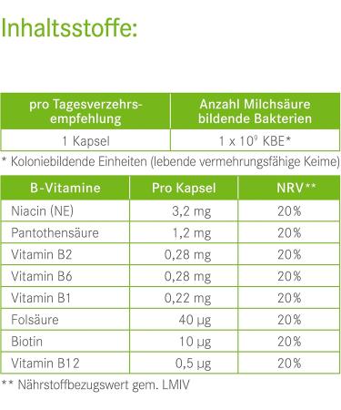 Pascoflorin Immune: 20 Probiotic Cultures with Vitamin B12 Biotin Inulin & Folic Acid for Enhanced Health - Ideal for Antibiotic Therapy Support - Buy Online on GoSupps.com