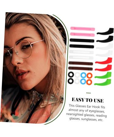 Doitool Portable Glasses Hook & Ear Brick Holder - Silicone Anti-Slip Glasses Holder Set for Secure Storage - Buy Online on GoSupps.com
