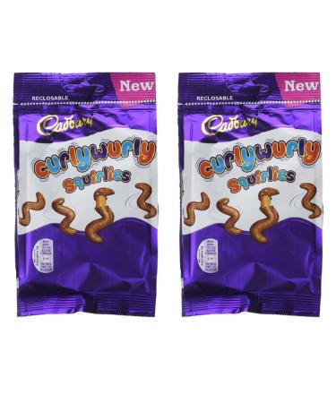Cadbury Curly Wurly Squirlies Bag 110g x 2
