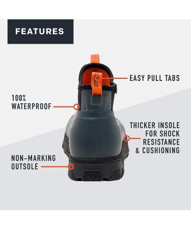 Grundens Men's Deviation 6 Ankle Boot | Durable Waterproof | Dark Slate Size 9 - Buy Online on GoSupps.com