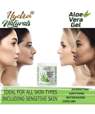 Organic Aloe Vera Gel 500ml - Face, Body, Hair, Sunburn Relief - Hydrating, Cooling, Refreshing - Vegan & Cruelty-Free - Buy Online on GoSupps.com