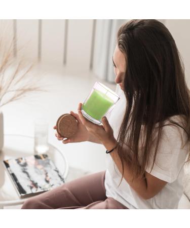 Fruits Scented Candles Gift Set for Women | Stress Relief Sleep & Relaxation | Natural Soy Wax Travel Tin - Green Apple - Buy Online on GoSupps.com