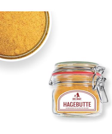Organic Rosehip Powder 100g - Pure & Additive-Free | Noble Herb Premium Quality - Buy Online on GoSupps.com