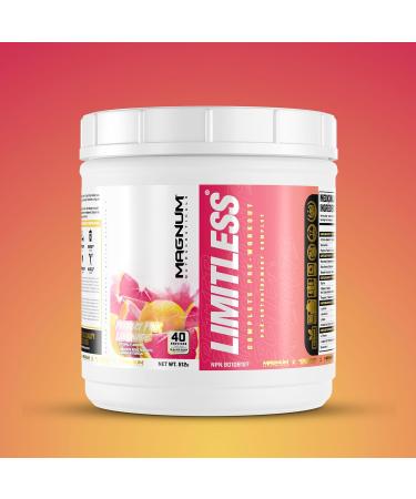 LIMITLESS Magnum 504g - Muscle Workout Powder Sport Pre Workout for Men and Women May Assist & Support Increase Energy Focus and Endurance - Pink Lemonade - Buy Online on GoSupps.com