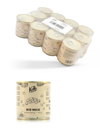 KoRo - Organic canned corn 12 x 140g