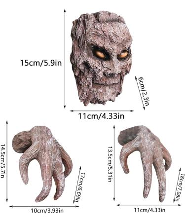 Unique Border Tree Ornament & Creative Bark Face Halloween Makeup Props - Buy Online on GoSupps.com