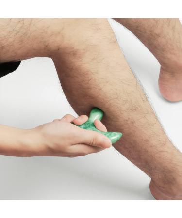 Heavy Jadestein Trigger Point Massage Tool - Acupressure Depth Tissue Relief for Neck Back Joints & Foot Reflex Zones - Buy Online on GoSupps.com