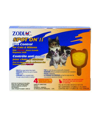 Zodiac Spot On II for Cats & Kittens