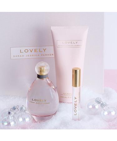 SJP Lovely Eau de Parfum Spray for Women - Sweet Floral Musky Fragrance with Mandarin, Bergamot, Apple, and Cedarwood Notes - Long Lasting Scent - 3.4 oz - Buy Online on GoSupps.com