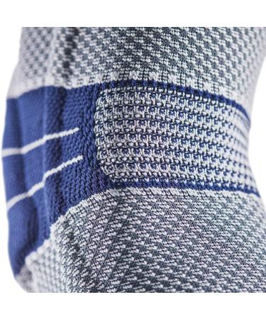 Bauerfeind GenuTrain Knee Support - Unisex Silicone Edge for Pain Relief & Stability | Titan Size 1 - Ideal for Injury Surgery & Arthritis Relief - Buy Online on GoSupps.com