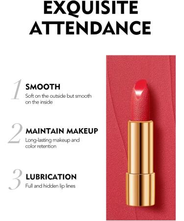 Women's Lipstick - Waterproof Smudge-Resistant Matte Lipstick in 3 Colors - Long-Lasting Non-Stick Nude Beauty Makeup for Travel and Vacation - Buy Online on GoSupps.com