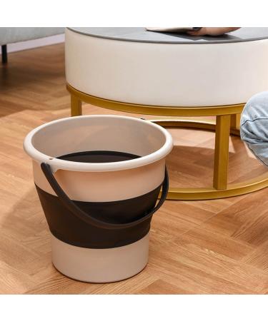 Portable Folding Bucket with Handle Lightweight Small Cleaning Bucket Outdoor Bucket Space Saving Beef - Buy Online on GoSupps.com