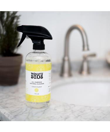 Molly's Suds Natural All Purpose Cleaner - Multi Surface Spray (Lemon Burst 16 oz 2 Pack) | Plant Powered & Bio-Based Ingredients - Eco-Friendly Household Cleaning Solution - Buy Online on GoSupps.com