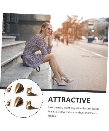 3 Pairs High Heels - Stylish Pointed Toe Anti-Kick Metal Sleeve Cowboy Boots | International Shipping - Buy Online on GoSupps.com