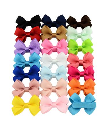 40 Pcs 2.5 Baby Girl Hair Clips - Little Hair Bows Rip Bands and Arches for Kids Hairdressing - Buy Online on GoSupps.com