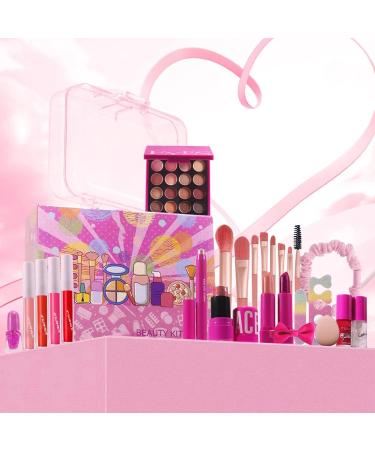 Makeup Kit for Girls - 26 Eyeshadow Palette Blush Stick and Lipsticks - Stain Resistant Makeup Set for Beginners Women - Buy Online on GoSupps.com