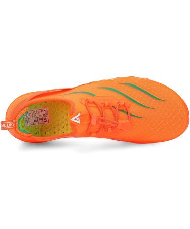 ANLUKE Water Shoes - Quick-Dry Aqua Beach Surf Shoes | 8.5 Women/7 Men Orangegreen - Buy Online on GoSupps.com