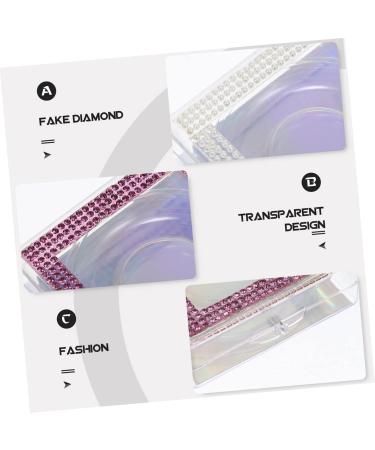 2pi ces Bo te De Rangement Pour Faux Avec Tray Bo te Rhinestone Et Couvercle Transparent Pour yelash Pratique Pour Voyage Et Bureau - Buy Online on GoSupps.com