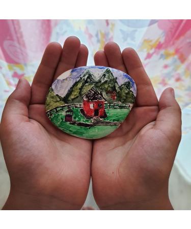 Kalapanta Decoration Stones - Recycled Plastic for Vases Aquariums & Gardens | 95 White Stones ( 5-8 cm) - Eco-Friendly Home Decor - Buy Online on GoSupps.com