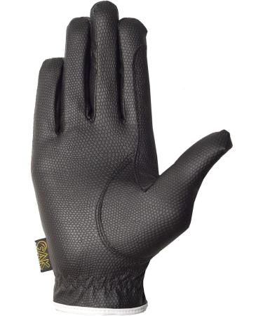 AK Riding Gloves - All Season Unisex Black/White with Synthetic Grips - Ideal for Comfort & Performance - Buy Online on GoSupps.com