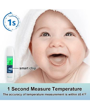 Joyhicare 3-in-1 Forehead & Ear Thermometer for Adults and Kids | Digital Medical Thermometer with Fever Alarm | Instant Accurate Readings - Buy Online on GoSupps.com