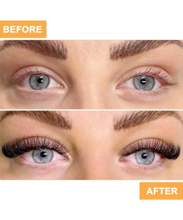 280 PC Individual Eyelashes - 40D-0.07C Mix for Beginners | Volume B&C Lash Clusters | Eyelash Extensions - Buy Online on GoSupps.com