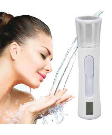Jerliflyer Nano Facial Mister with Double Spray Nozzle and LCD Screen Display USB Rechargeable