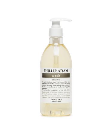 Phillip Adam Unscented Body Wash - Gentle and Moisturizing - Sulfate Free and Paraben Free - 13.5 Fl Oz