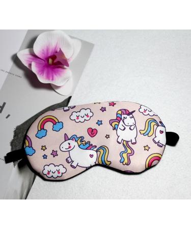 Cute Unicorn Sleeping Mask for Kids and Adults - 5Pcs Set | Soft Eye Cover for Girls, Teens, Men, Women - Buy Online on GoSupps.com