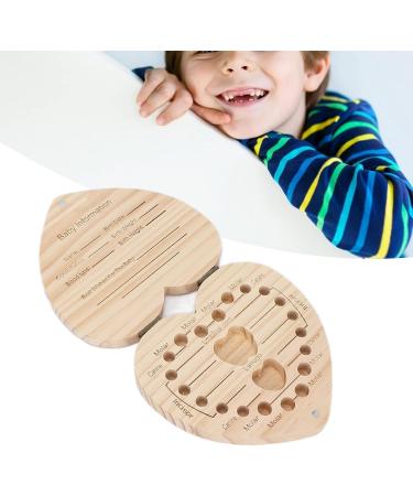 Primary Teeth Keepsake Box - Heart Shaped Baby Tooth Box | Corrosion Resistant & Durable for Kids - Buy Online on GoSupps.com