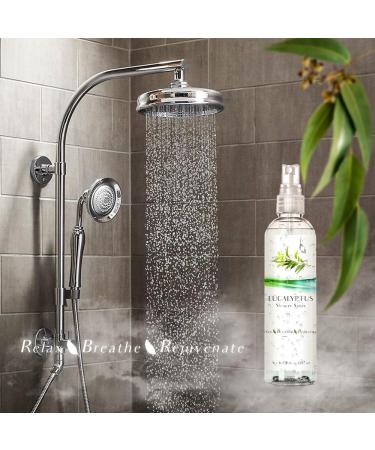 Luxury Eucalyptus Oil Steam Shower Spray - 8oz | Best Mist Essential Oil for Spa Rooms, Showers, and Baths - Buy Online on GoSupps.com