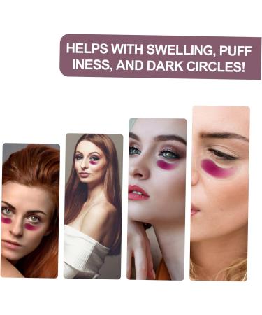 Ipetboom 3-Pack Beauty Gel Ice Bags for Swollen Eyes | Under Eye Cooling Pads | Hot & Cold Compress | Skin Care | 9.8x9.5cm | Purple - Buy Online on GoSupps.com