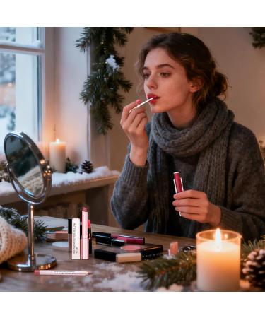 Holds Lip Liner and Gloss Set 3 Pieces Nude Creamy Long Lasting Food Items Creamy Lip Liner for Wedding Party Daily Use Office Date Events in Winter Spring 2 - Buy Online on GoSupps.com