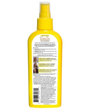 Sun-In Hair Lightener Spray Lemon Fresh 4.7 oz - Natural Hair Lightening Solution - Buy Online on GoSupps.com