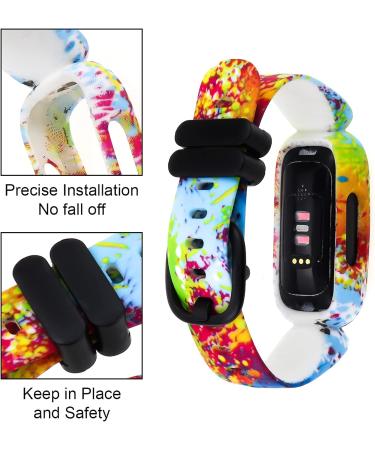 3 Pack Floral Ace 3 Bands for Kids - Colorful Waterproof Straps for Fitbit Ace 3 - Girls Boys Bracelet Accessories - Pattern A - Buy Online on GoSupps.com