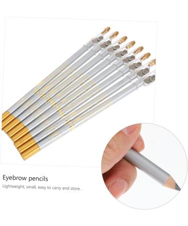 Healvian 24 Pcs Pencil Sharpener Eyebrow Pencil Cosmetic Eyebrow Pen Eye Brow Pencils for Women Eyebrow Color 1 count (Pack of 1) As Shownx3pcs - Buy Online on GoSupps.com