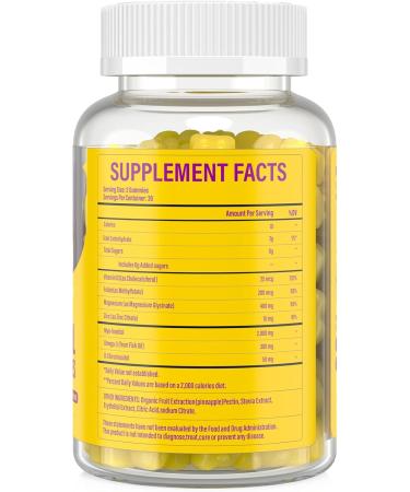 Myo-Inositol & D-Chiro Inositol,Inositol Gummies with Vitamin D3, Magnesium Glycinate, Omega-3, Folate & Zinc, Inositol Supplement Menstrual Cycle for Women-40:1 Ratio-30 Day Supply 1 Count (Pack of 60) - Buy Online on GoSupps.com