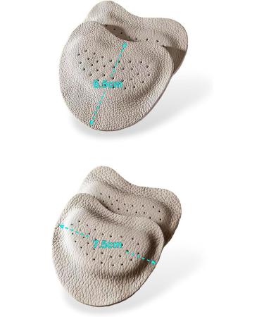 CB 4-Pair Soft Leather Metatarsal Pads for Foot Pain Relief | Ball-of-Foot Cushions Inserts for Men Women & Kids - 3mm & 6mm Thick - Buy Online on GoSupps.com