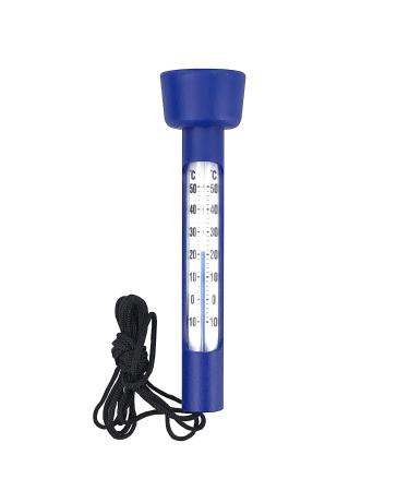 Pool thermometer water temperature thermometer floating analog slightly read water thermometer for spa pool whirlpool accessories wild swimming thermometer