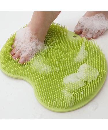 Shop Foot Brush for Shower - Non-Slip Silicone Massage Pad & Suction Cup | Relieve Tired Feet Effortlessly - Buy Online on GoSupps.com