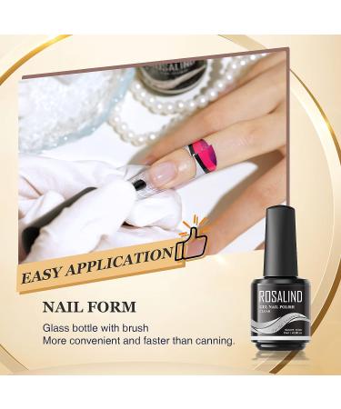 ROSALIND 15ML Clear Gel Nail Extension Builder - Quick Hard Gel Strengthener for Easter Nail Decoration - Buy Online on GoSupps.com