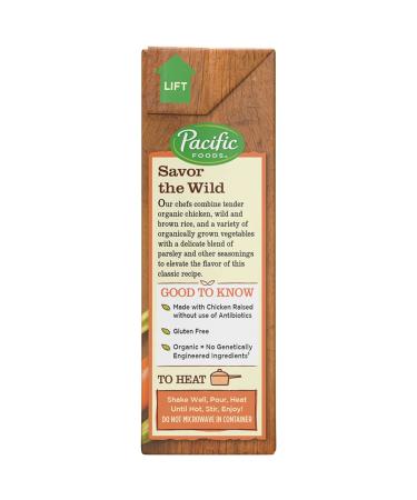 Pacific Foods Organic Chicken Wild Rice Soup - 17oz Cartons, 12-Pack | Healthy Comfort Food - Buy Online on GoSupps.com