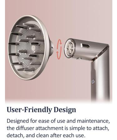 Diffuser Attachment for Shark FlexStyle Hair Dryer - Enhance Curls & Waves - Styling Tool for Natural Curly Wavy & Coily Hair - Grey - Buy Online on GoSupps.com