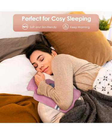 Vusddy 2L Heat Bottle Set - Soft Knitting Cover for Pain Relief & Warmth | XXL Rubber Hand Warmer | Perfect Christmas Gift for All - Buy Online on GoSupps.com