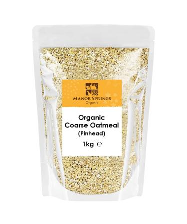 Organic Coarse Oatmeal (Pinhead) 1kg by Manor Springs Organic - Buy Online on GoSupps.com