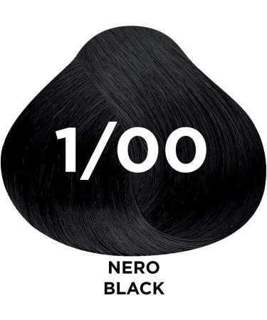  Vitalcare Vitalcare | +Sense - Professional Permanent Hair Color Ammonia-Free Resorcin PPD Silicones Parabens - With Argan Oil Macadamia and Avocado 1/00 Black 100 ml - Buy Online on GoSupps.com