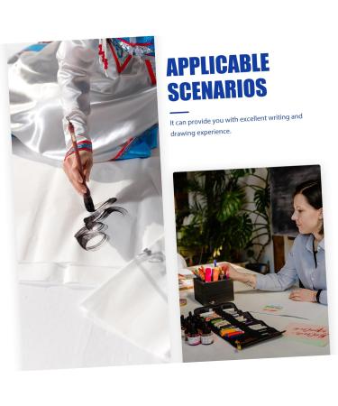 EXCEART Diy Paper 100 Sheets Raw Rice Cardboard Drawing Paper Craft Paper Chinese Calligraphy Paper White 0.01X34.5X34.5CM - Buy Online on GoSupps.com