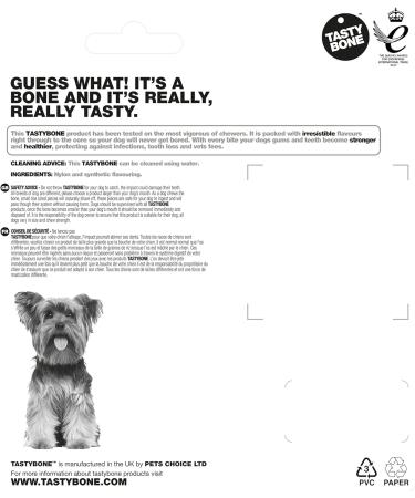 Tasty Trio Bone Cacahuete Mantequilla Toy - Premium Pet Chew for Dogs | Buy Online Worldwide - Buy Online on GoSupps.com