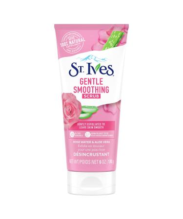 St. Ives Gentle Smoothing Scrub Rose Water & Aloe Vera 6 oz (170 g)